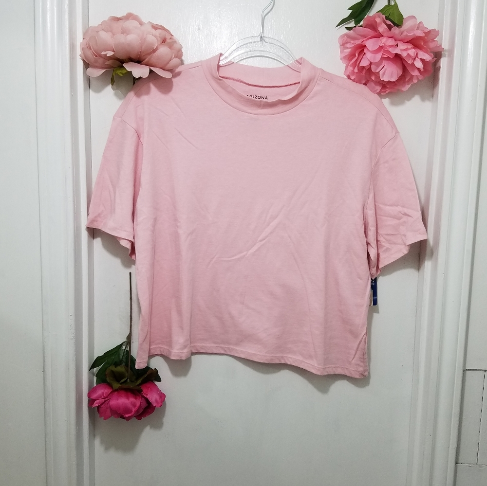 Arizona Jean Co. Mock Neck Crop Top